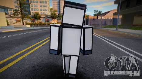 Reginald - Stickmin Skin from Minecraft для GTA San Andreas