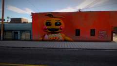 Toy Chica Mural для GTA San Andreas