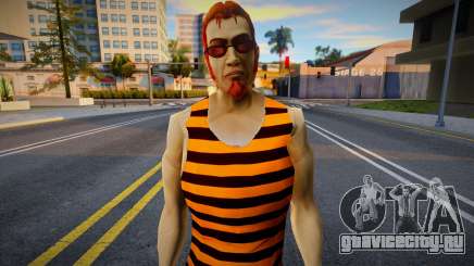 Postal Dude в полосатой майке для GTA San Andreas
