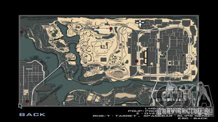 Новые текстуры карты и радара для GTA San Andreas