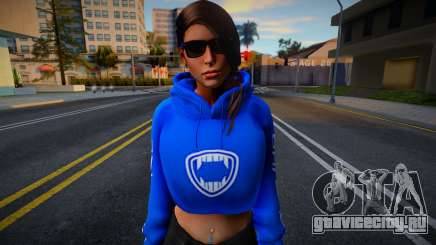 Lara Croft Fashion Casual - Los Santos Tuners 2 для GTA San Andreas