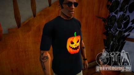 Halloween Pumpkin Shirt для GTA San Andreas