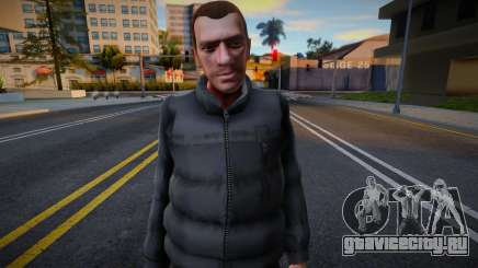 Niko Bellic Custom4 для GTA San Andreas