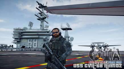 USS CVN-68 Nimitz (New Version) для GTA 4