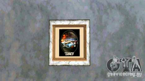 New paintings in the house of Cj (NFS & GTA) для GTA San Andreas