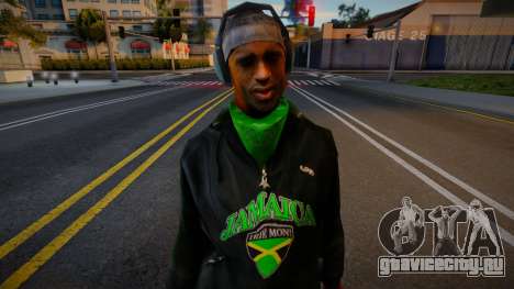 Jamaican look Sweet HD для GTA San Andreas