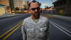 GTA V Trevor Soldier glasses Skin для GTA San Andreas
