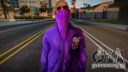 Ballas guy with cornrows HD для GTA San Andreas