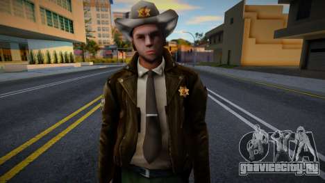 Зимний скин шерифа для GTA San Andreas
