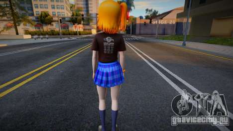 Love Live - Tshirt 53 для GTA San Andreas