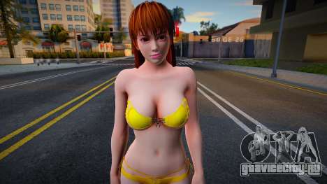 Kasumi yellow swimsuit для GTA San Andreas
