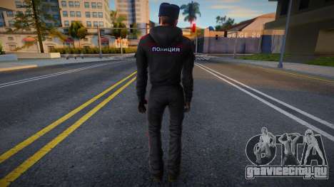 Курсант полиции в зимней форме для GTA San Andreas