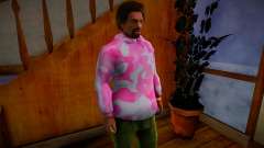 Pink Camo Hoodie для GTA San Andreas