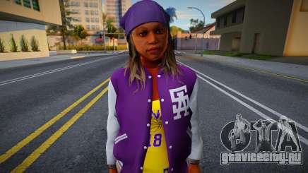 Ballas Girl from GTA V для GTA San Andreas