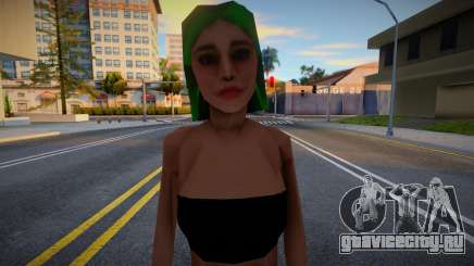 Девушка с яркими волосами для GTA San Andreas