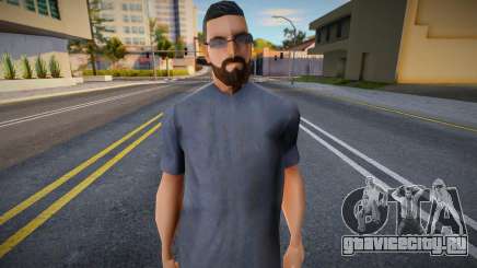 Байкер с модной бородкой для GTA San Andreas