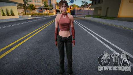 RE0 Rebecca Chambers Leather Outfit для GTA San Andreas