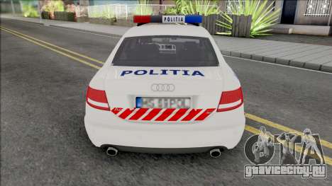 Audi A6 Politia Romana для GTA San Andreas