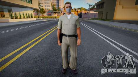 Lvpd1 в защитной маске для GTA San Andreas