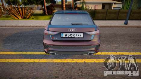 Audi RS3 Y8 2022 для GTA San Andreas