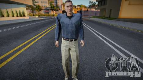 Roger - RE Outbreak Civilians Skin для GTA San Andreas