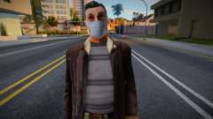 Forelli в защитной маске для GTA San Andreas
