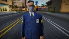FBI в защитной маске для GTA San Andreas
