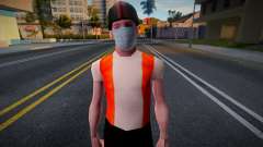 Wmymoun в защитной маске для GTA San Andreas
