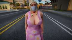 Cwfyfr2 в защитной маске для GTA San Andreas