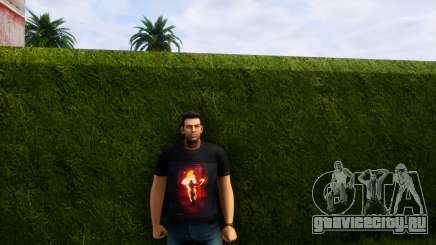 Томми в футболке Rammstein v1 для GTA Vice City Definitive Edition
