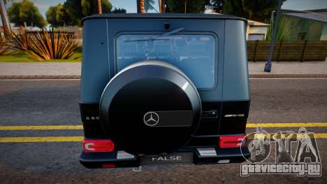 Mercedes-Benz G65 AMG (Black Style) для GTA San Andreas