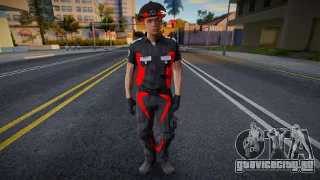 Работник пожарного департамента Сан-Фиерро для GTA San Andreas