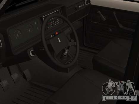 ВАЗ 2107 Черный Тонированный для GTA San Andreas