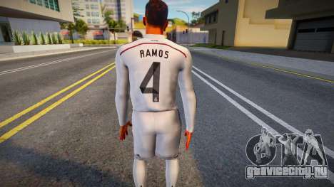 Sergio Ramos - Real Madrid Home 14-15 для GTA San Andreas