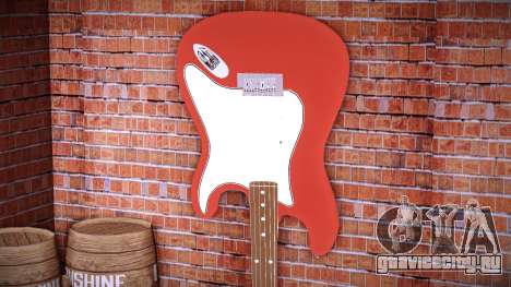 Fender Stratocaster Triple 1 для GTA Vice City