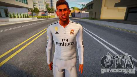 Sergio Ramos - Real Madrid Home 14-15 для GTA San Andreas
