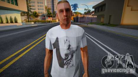 Парень в модной футболке 2 для GTA San Andreas