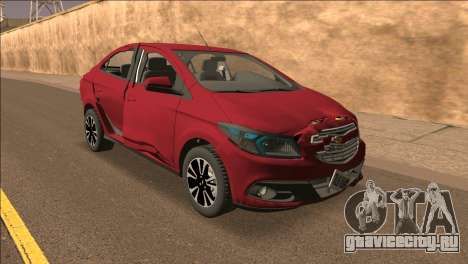 Chevrolet Prisma LTZ 1.4 2015 - Taxi Version для GTA San Andreas