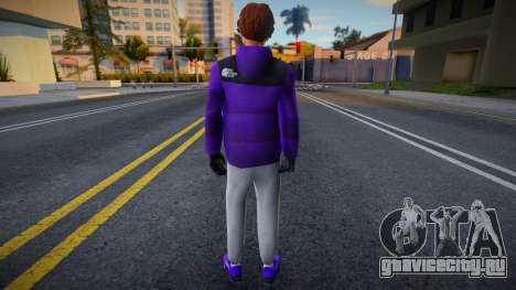 TNF Jacket Kid для GTA San Andreas