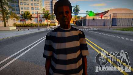 Парень в полосатой футболке для GTA San Andreas
