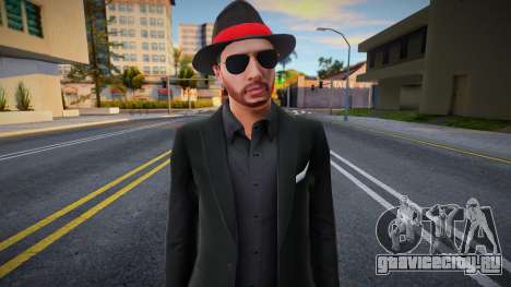 Mafia black Skin для GTA San Andreas