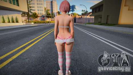 Honoka Pink Lace Dress для GTA San Andreas