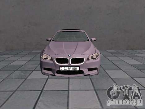 BMW M5 F10 AM Plates для GTA San Andreas