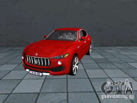Maserati Levante AM Plates для GTA San Andreas