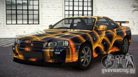 Nissan Skyline R34 Xr S7 для GTA 4