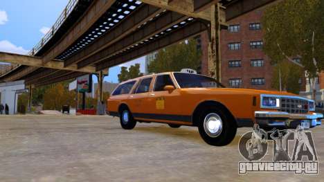 Chevrolet Impala 1985 Station Wagon Taxi для GTA 4