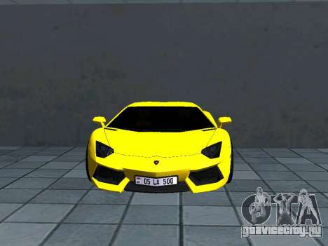 Lamborghini Aventador AM Plates для GTA San Andreas