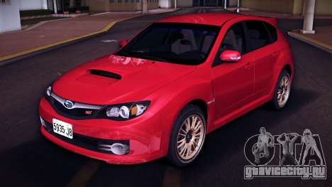 Subaru Impreza WRX STI GRB (LHD) (Golden Rims) 1 для GTA Vice City