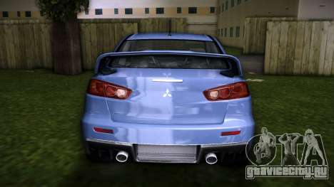 Mitsubishi Lancer Evolution X (Sigma) для GTA Vice City