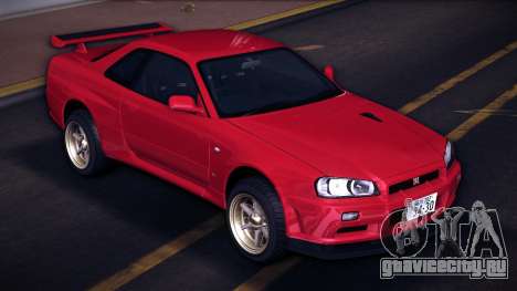 Nissan Skyline GT-R BNR34 M-Spec Nur для GTA Vice City